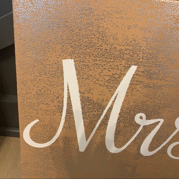 ▪️Mr and Mrs wall canvas set - Picture 2 of 3